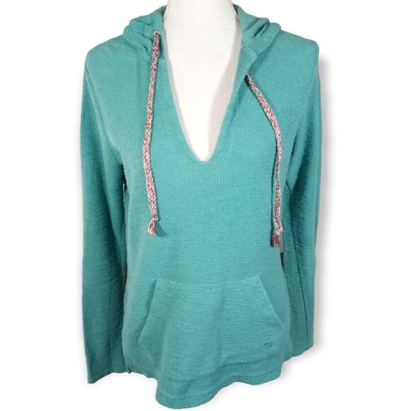 ROXY TURQUOISE HOODIE SZ.S GUC - Picture 1 of 6